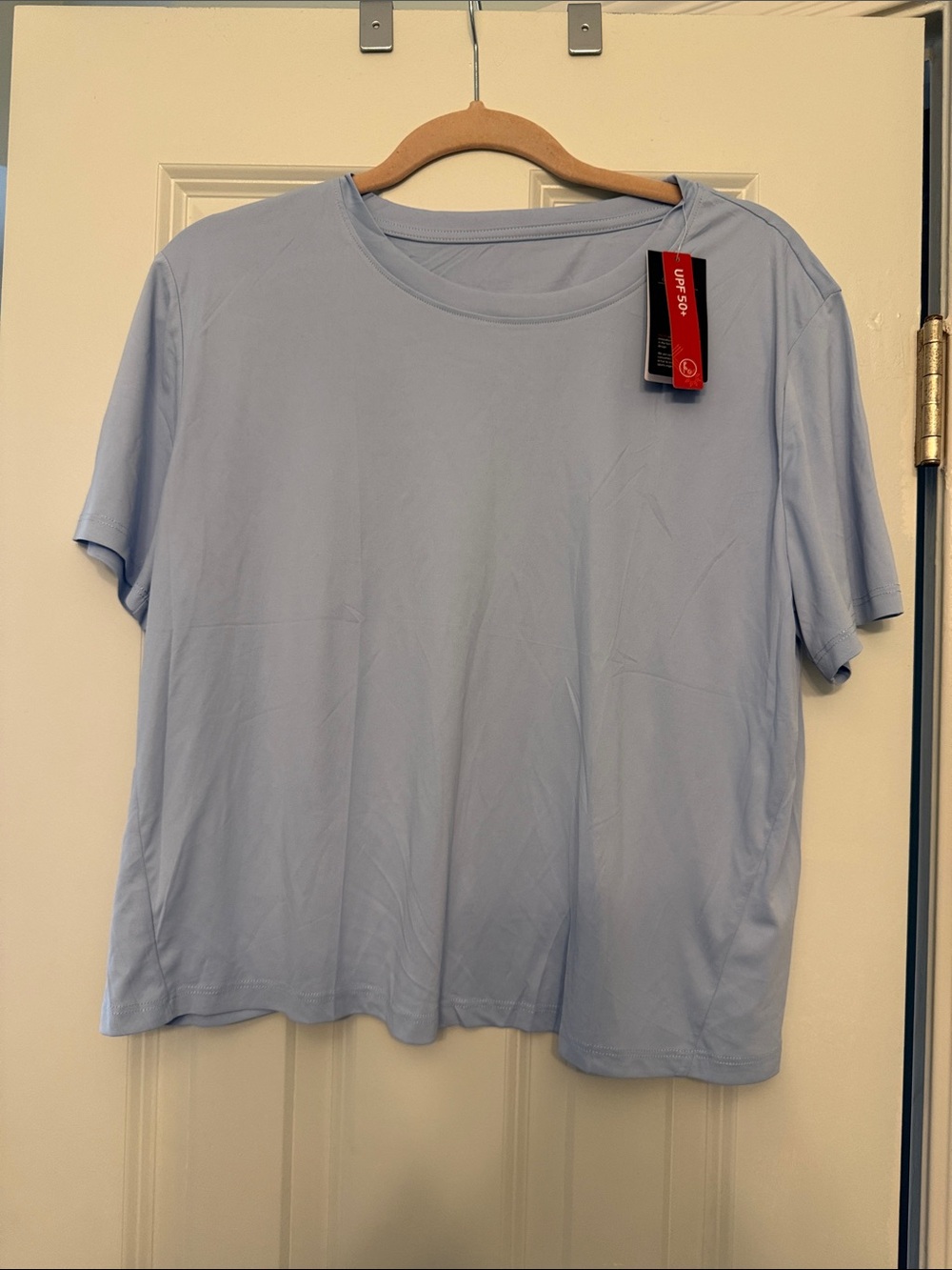 Light Blue Short Sleeve Crewneck Tee